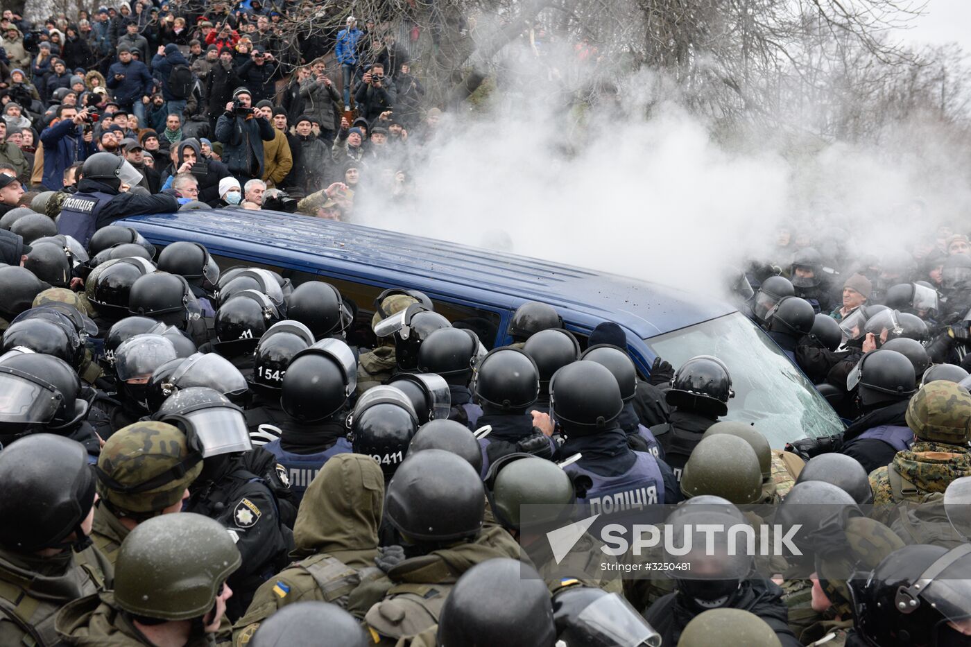 Rally in Kiev to protest Mikheil Saakashvili's detention