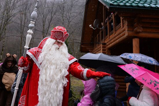 Russia's Father Frost visits Sochi