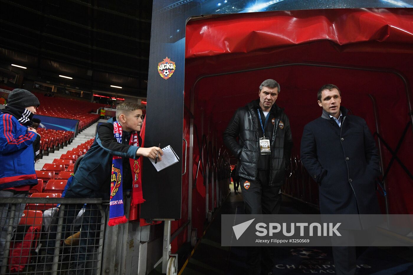 Football. UEFA Champions League. Manchester United vs. CSKA