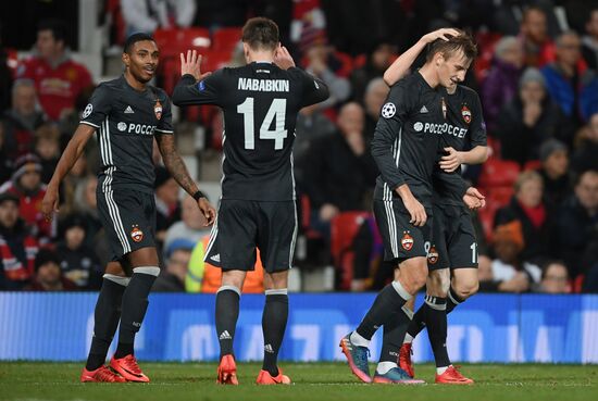 Football. UEFA Champions League. Manchester United vs. CSKA