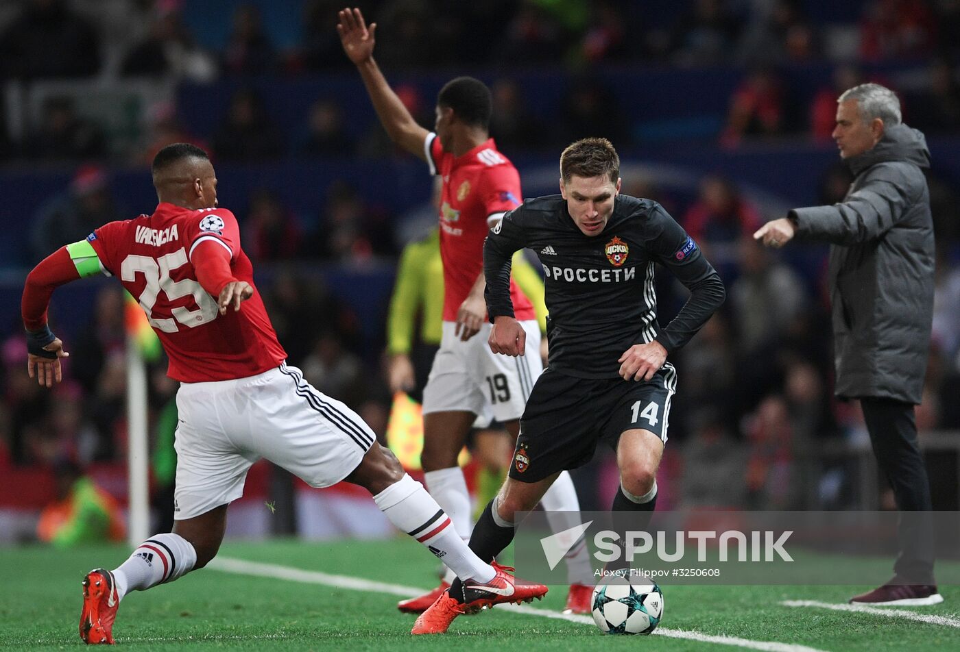 Football. UEFA Champions League. Manchester United vs. CSKA