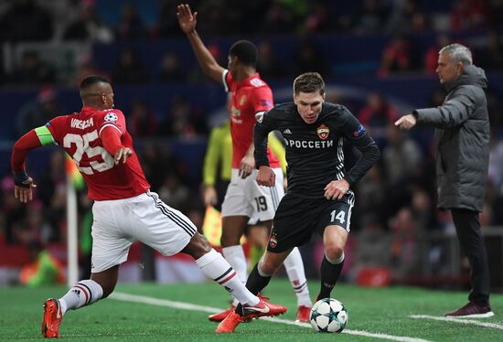 Football. UEFA Champions League. Manchester United vs. CSKA