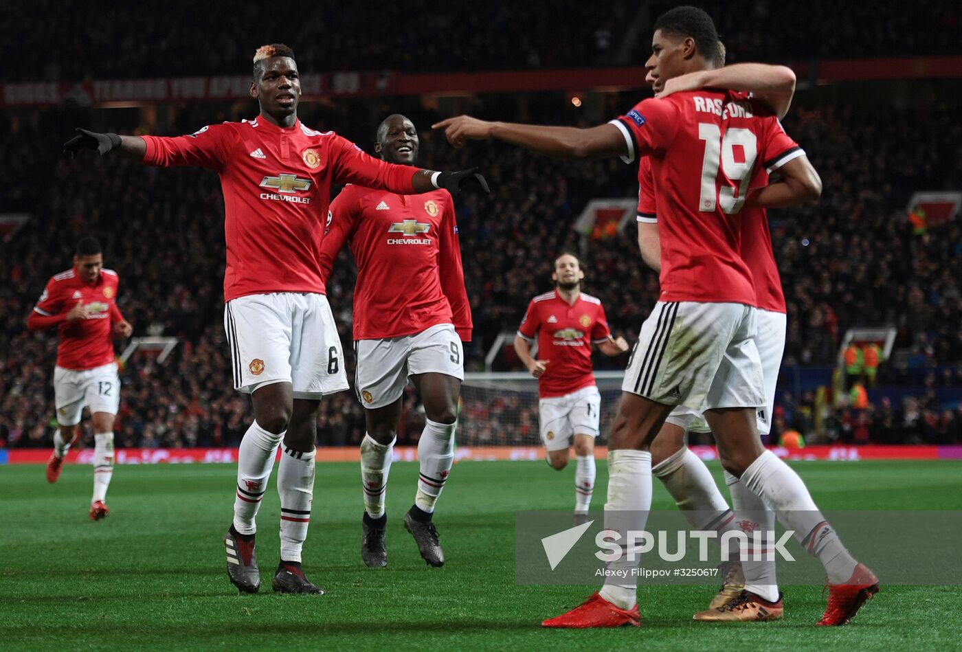 Football. UEFA Champions League. Manchester United vs. CSKA