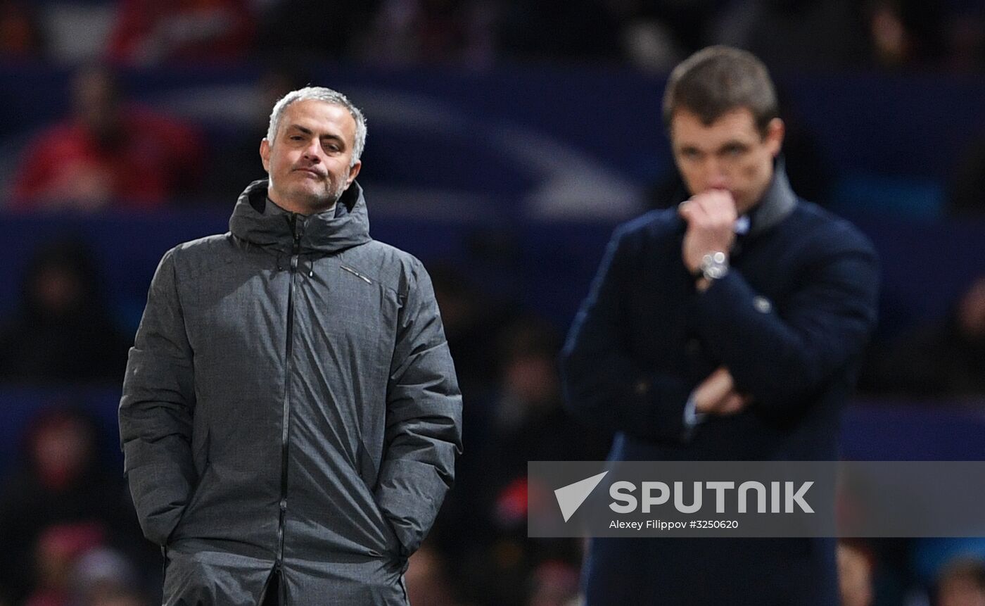 Football. UEFA Champions League. Manchester United vs. CSKA