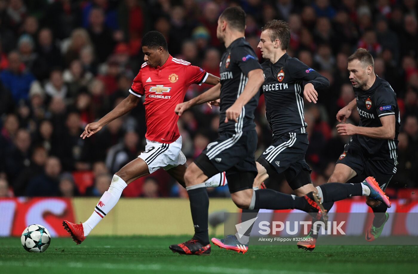 Football. UEFA Champions League. Manchester United vs. CSKA