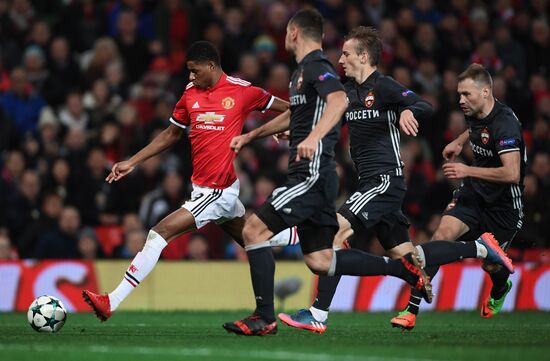 Football. UEFA Champions League. Manchester United vs. CSKA