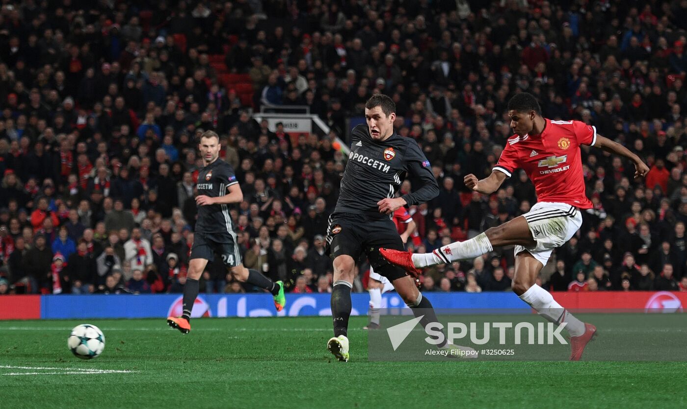 Football. UEFA Champions League. Manchester United vs. CSKA