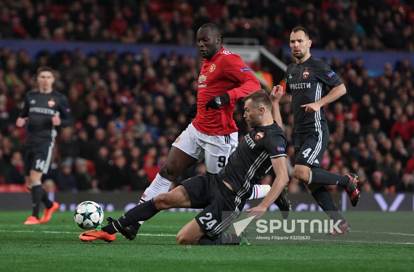 Football. UEFA Champions League. Manchester United vs. CSKA