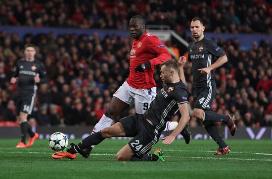 Football. UEFA Champions League. Manchester United vs. CSKA