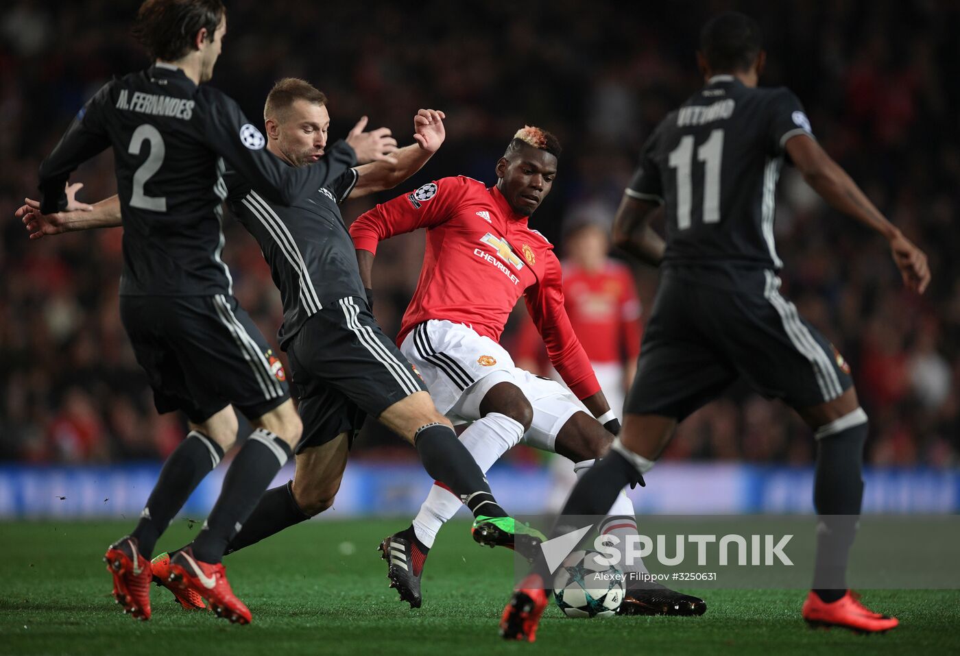 Football. UEFA Champions League. Manchester United vs. CSKA