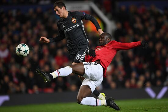 Football. UEFA Champions League. Manchester United vs. CSKA