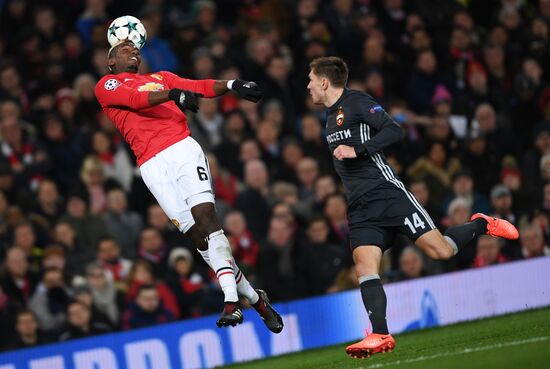 Football. UEFA Champions League. Manchester United vs. CSKA