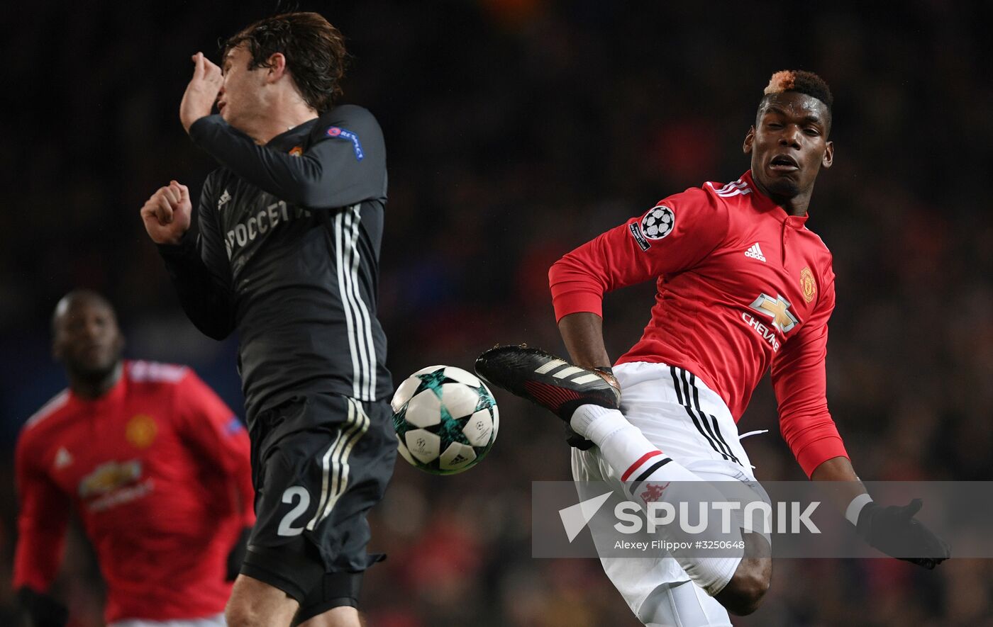 Football. UEFA Champions League. Manchester United vs. CSKA