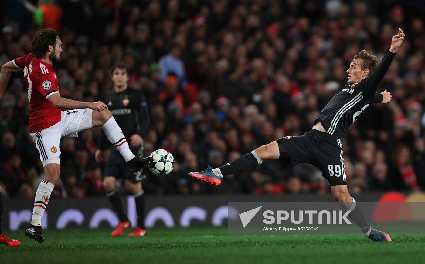 Football. UEFA Champions League. Manchester United vs. CSKA