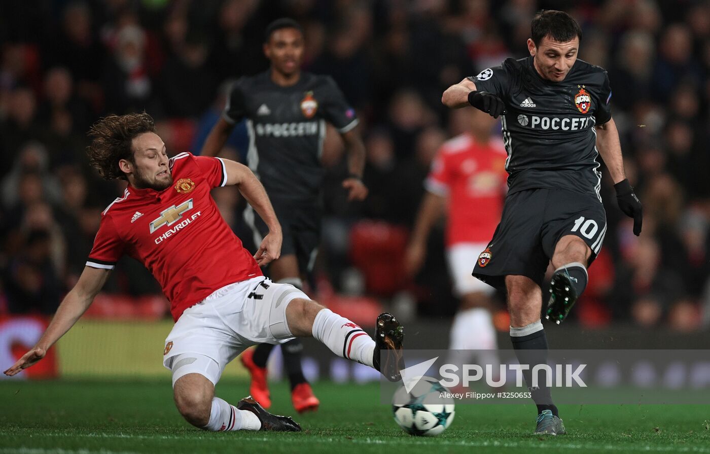 Football. UEFA Champions League. Manchester United vs. CSKA
