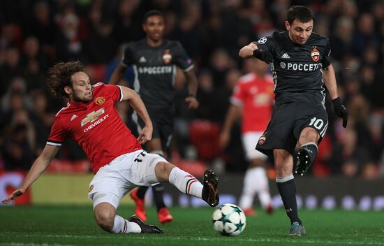 Football. UEFA Champions League. Manchester United vs. CSKA