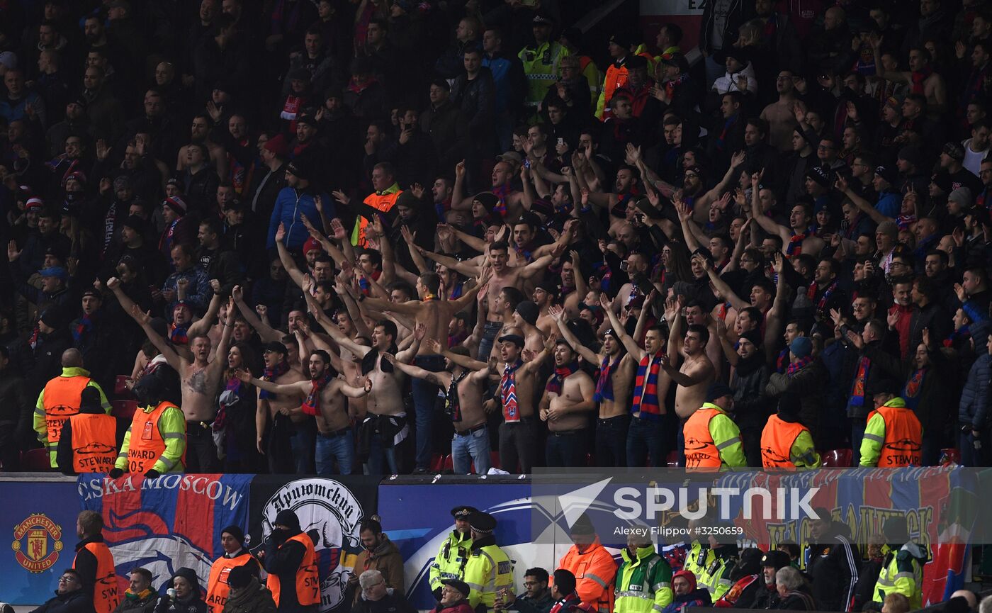 Football. UEFA Champions League. Manchester United vs. CSKA