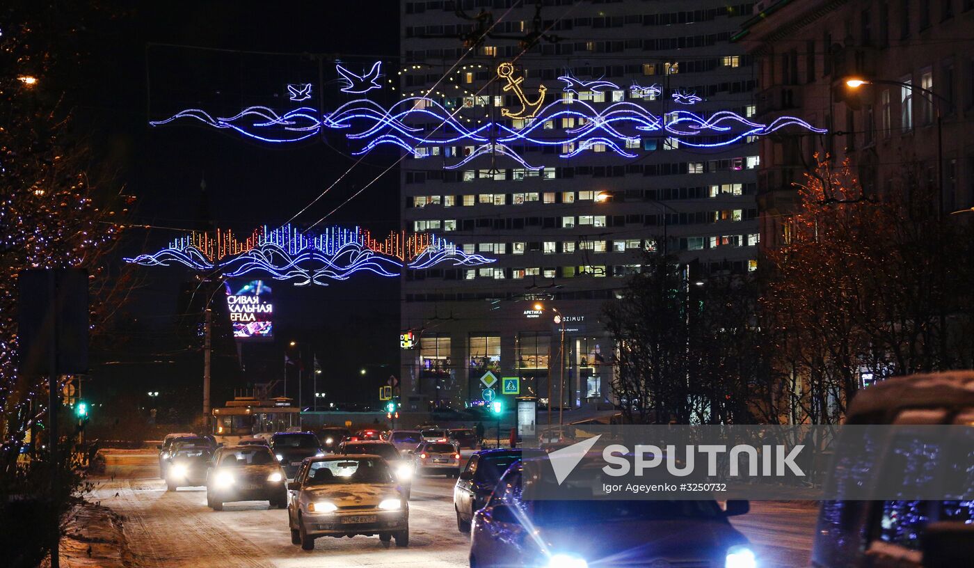 Holiday season in Murmansk