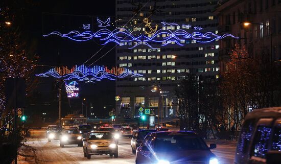 Holiday season in Murmansk