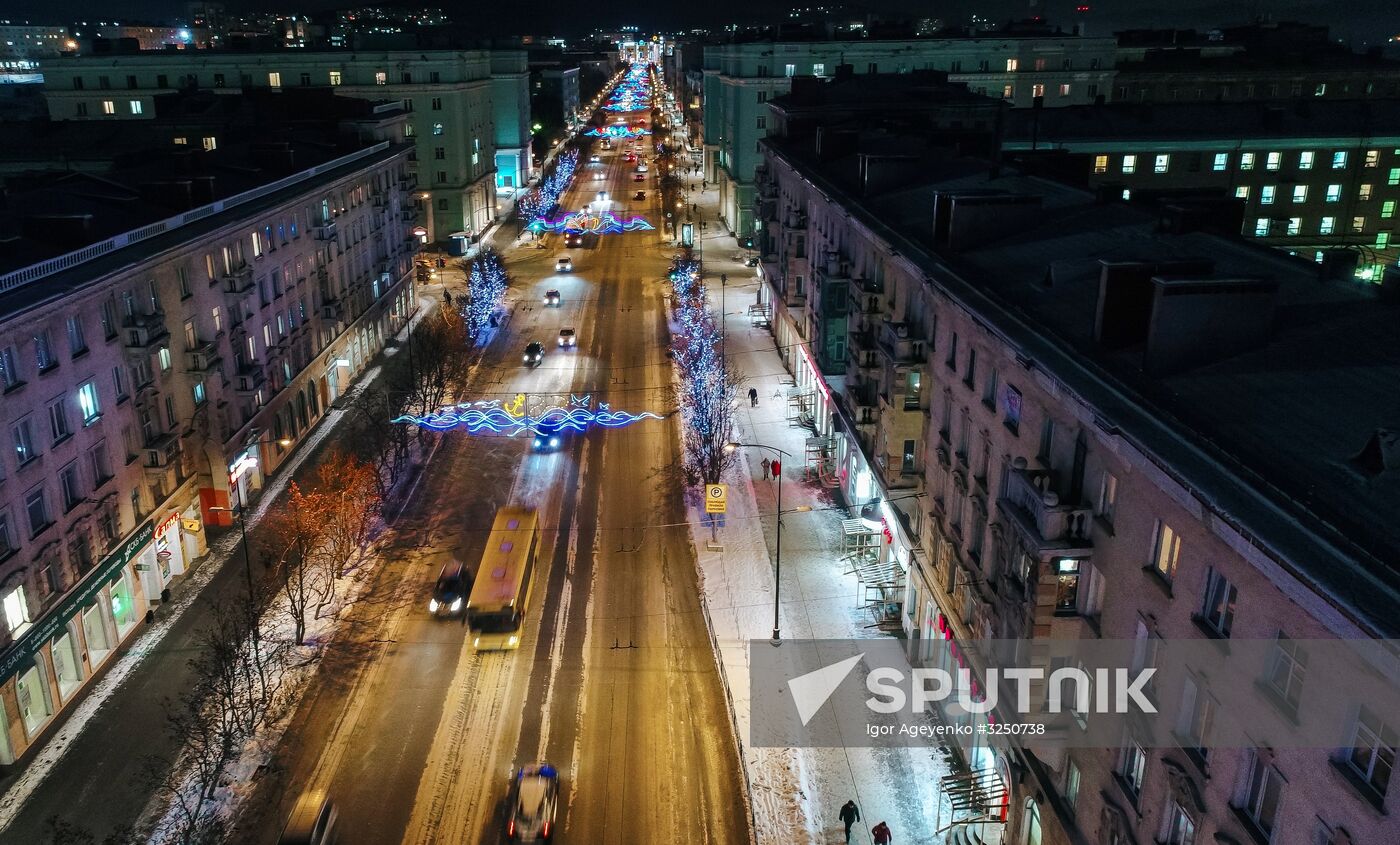 Holiday season in Murmansk