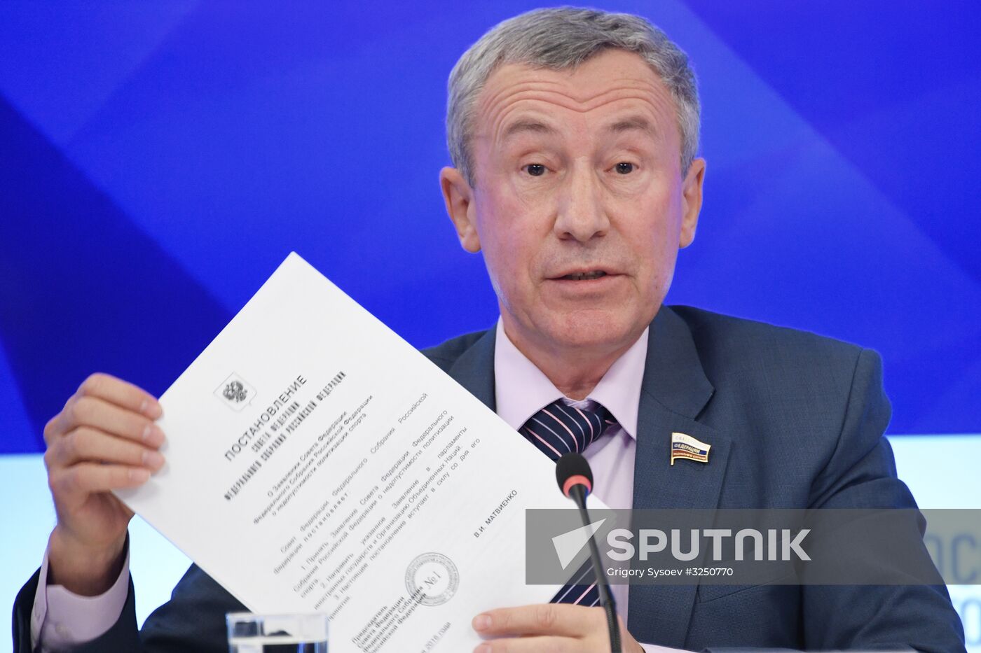 Roundtable meeting on Russia's participation in Olympic Games