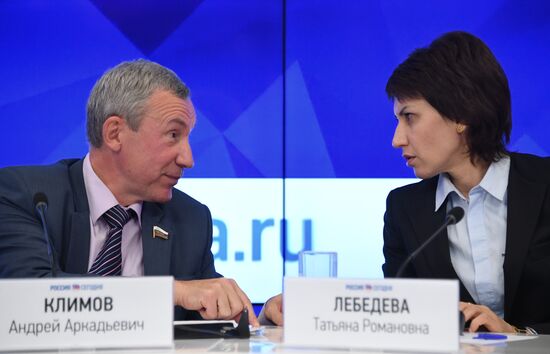 Roundtable meeting on Russia's participation in Olympic Games