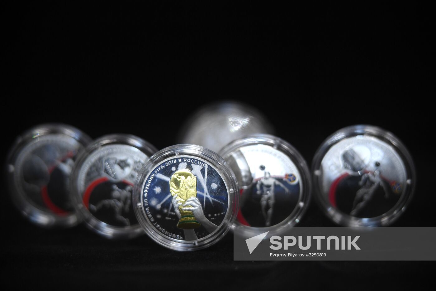 Presentation of 2018 FIFA World Cup commemorative coins