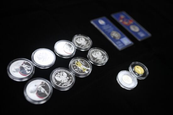 Presentation of 2018 FIFA World Cup commemorative coins