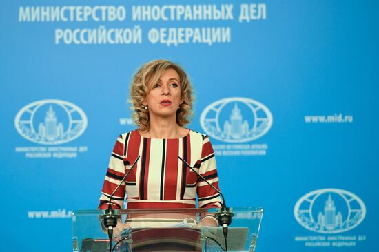 Briefing by Foreign Ministry Official Spokesperson Maria Zakharova