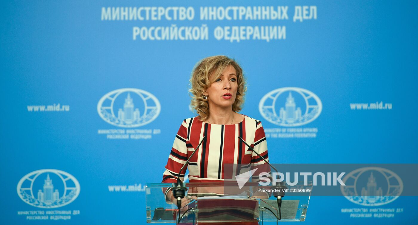 Briefing by Foreign Ministry Official Spokesperson Maria Zakharova