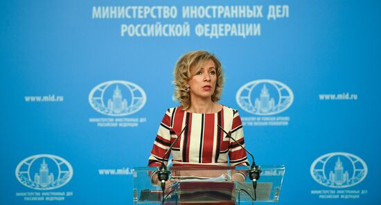 Briefing by Foreign Ministry Official Spokesperson Maria Zakharova