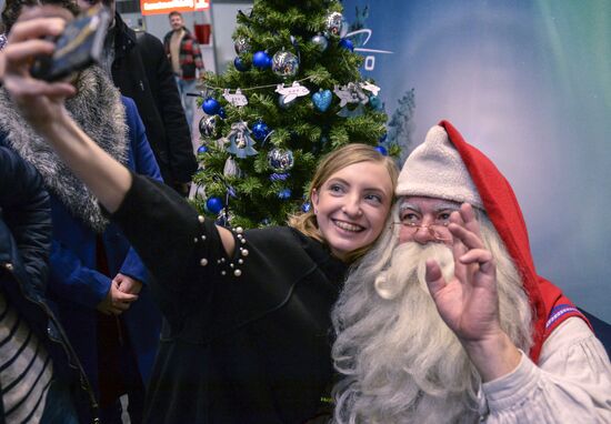 Finland's Joulupukki visits St. Petersburg