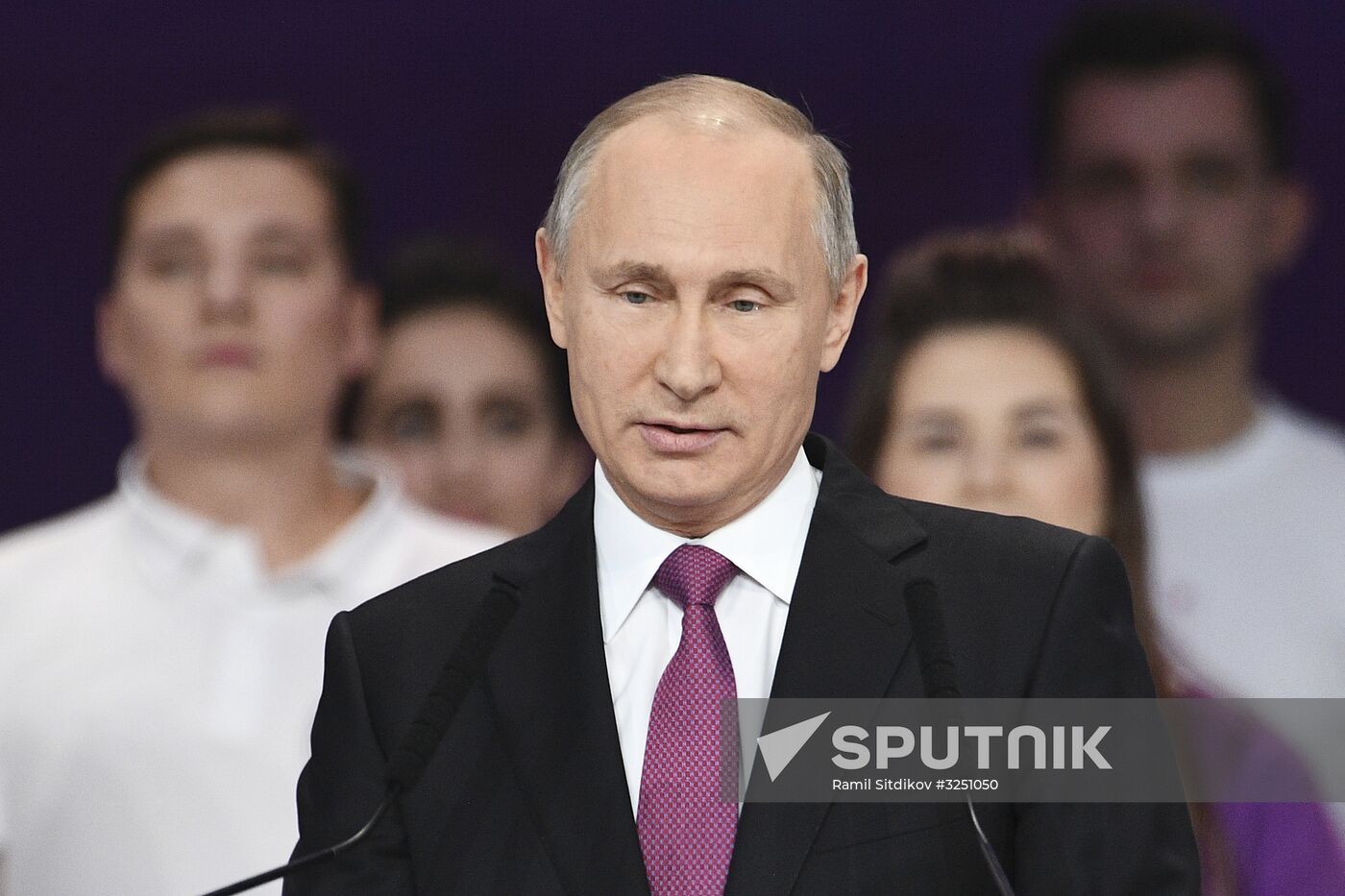 President Vladimir Putin at Volunteer of Russia 2017 award ceremony