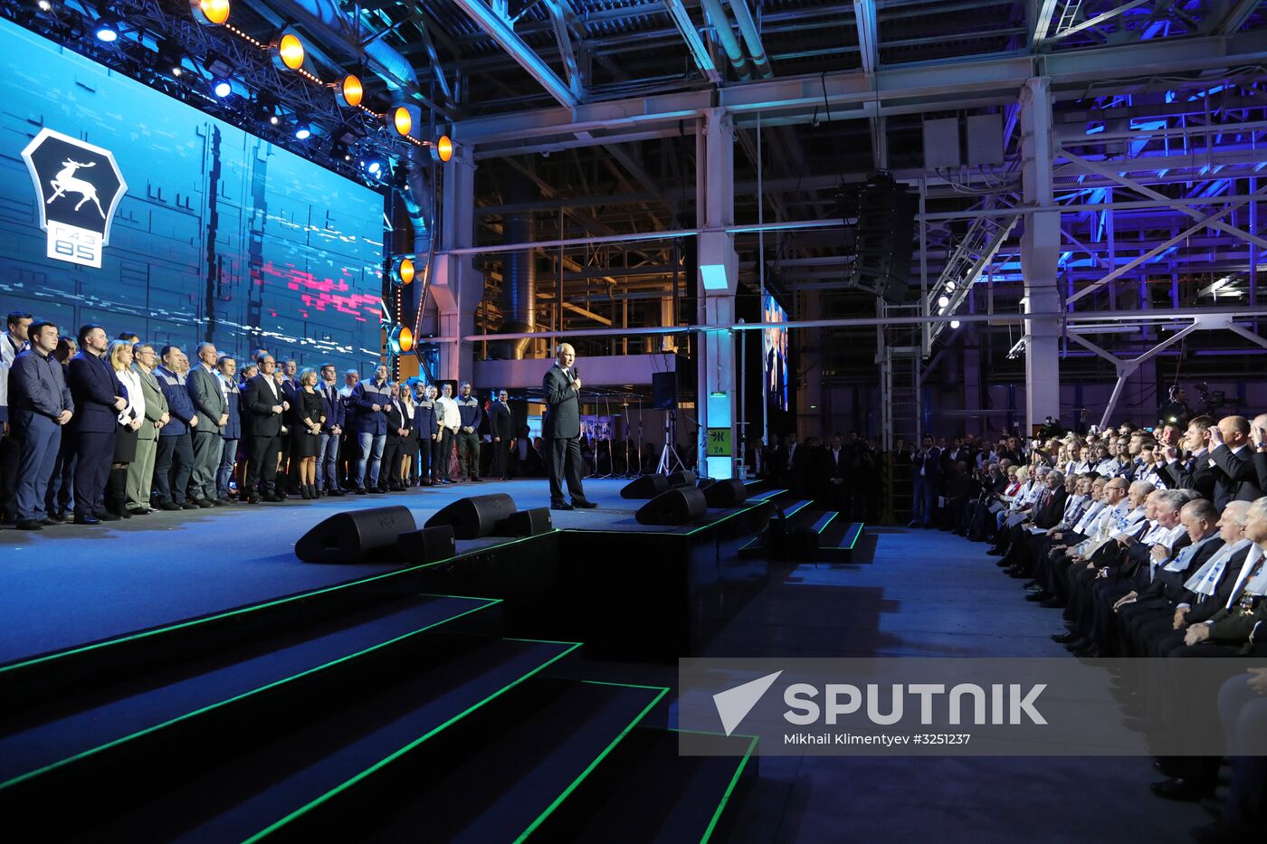 Russian President Vladimir Putin visits Nizhny Novgorod