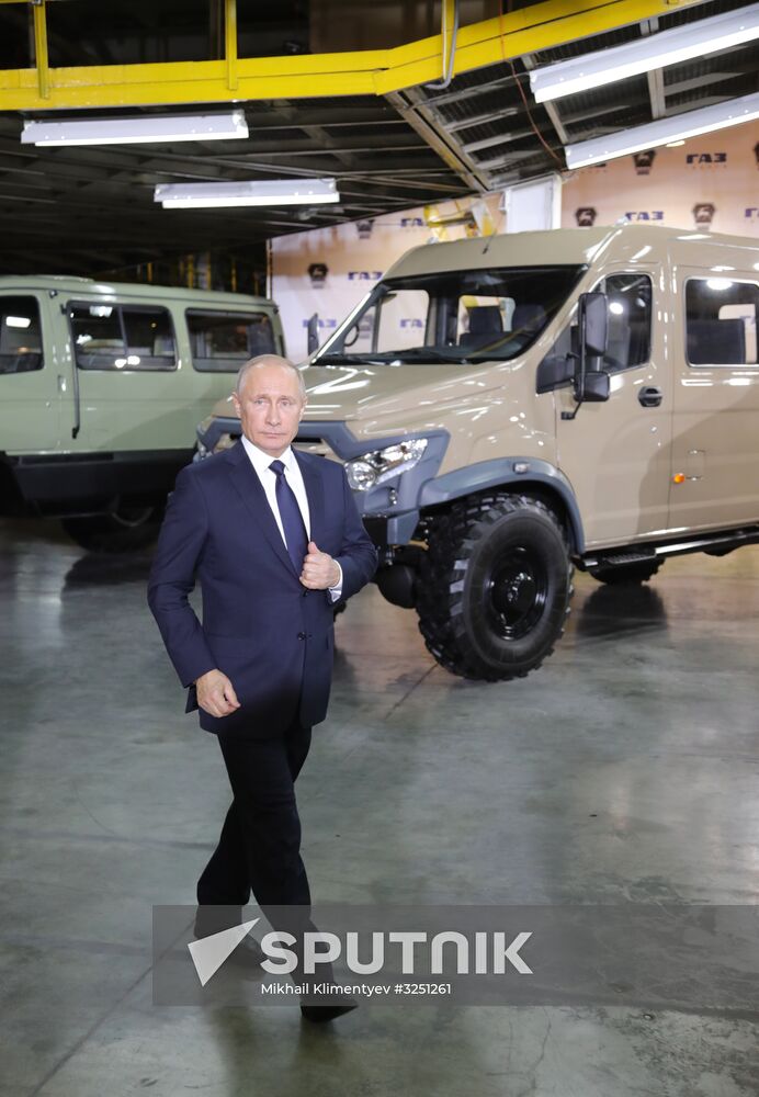 President Vladimir Putin's working visit to Nizhny Novgorod