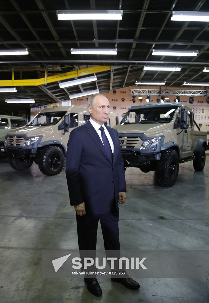 President Vladimir Putin's working visit to Nizhny Novgorod