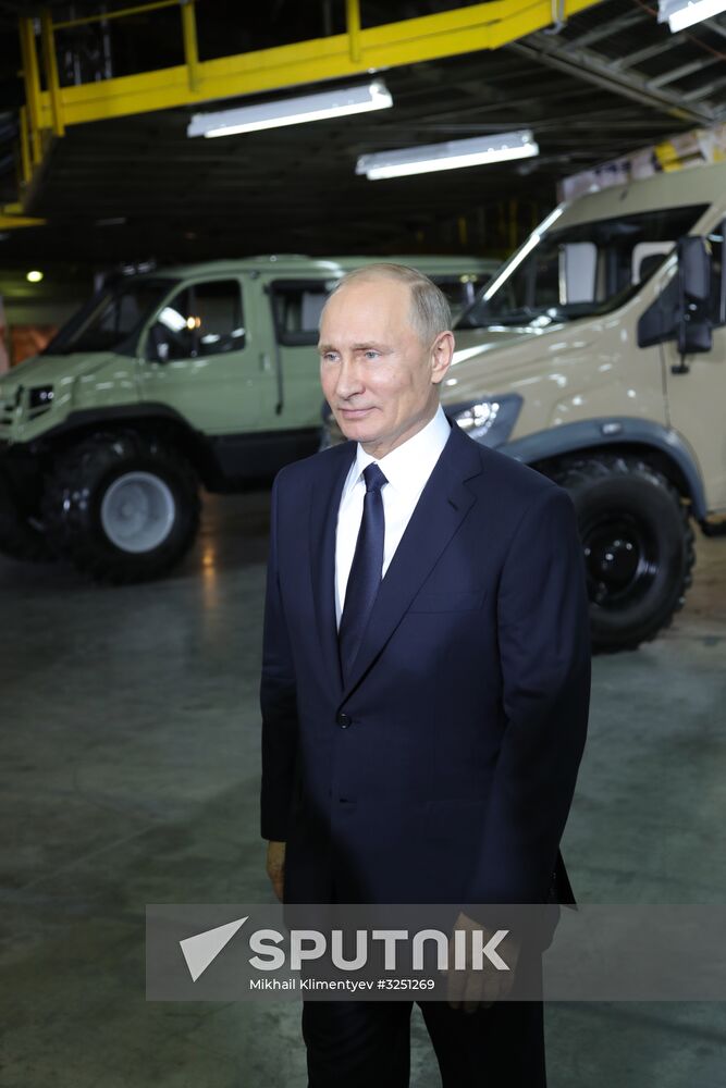 President Vladimir Putin's working visit to Nizhny Novgorod