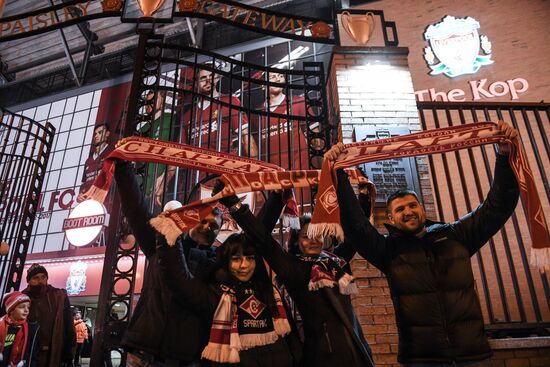 UEFA Champions League. Liverpool vs. Spartak