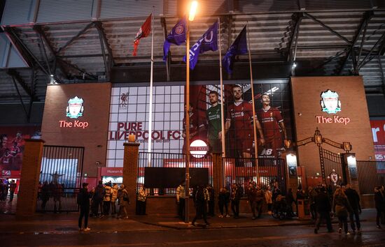 UEFA Champions League. Liverpool vs. Spartak
