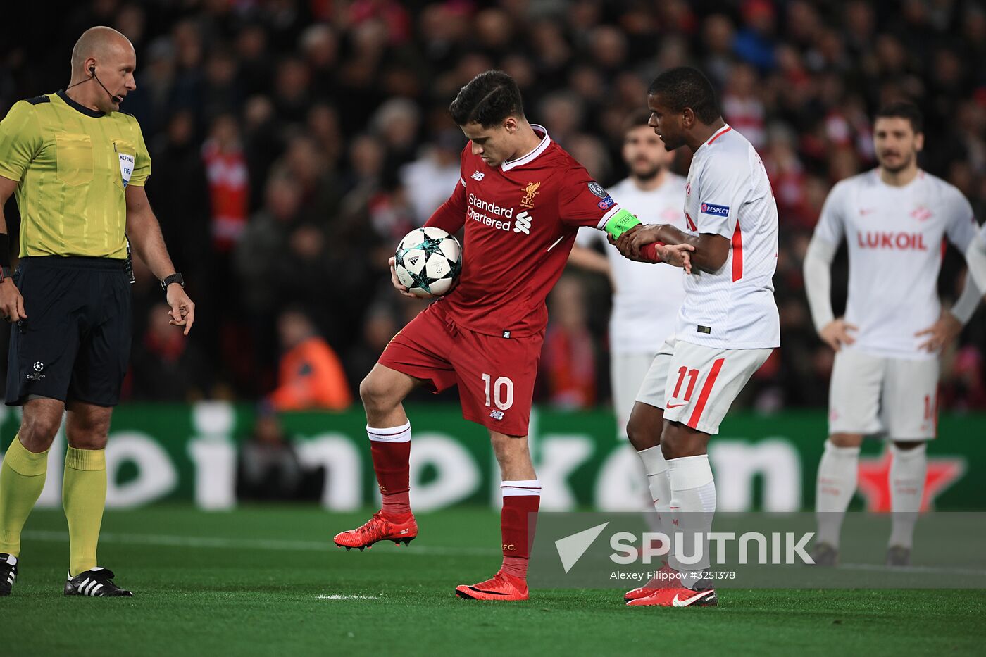 UEFA Champions League. Liverpool vs. Spartak