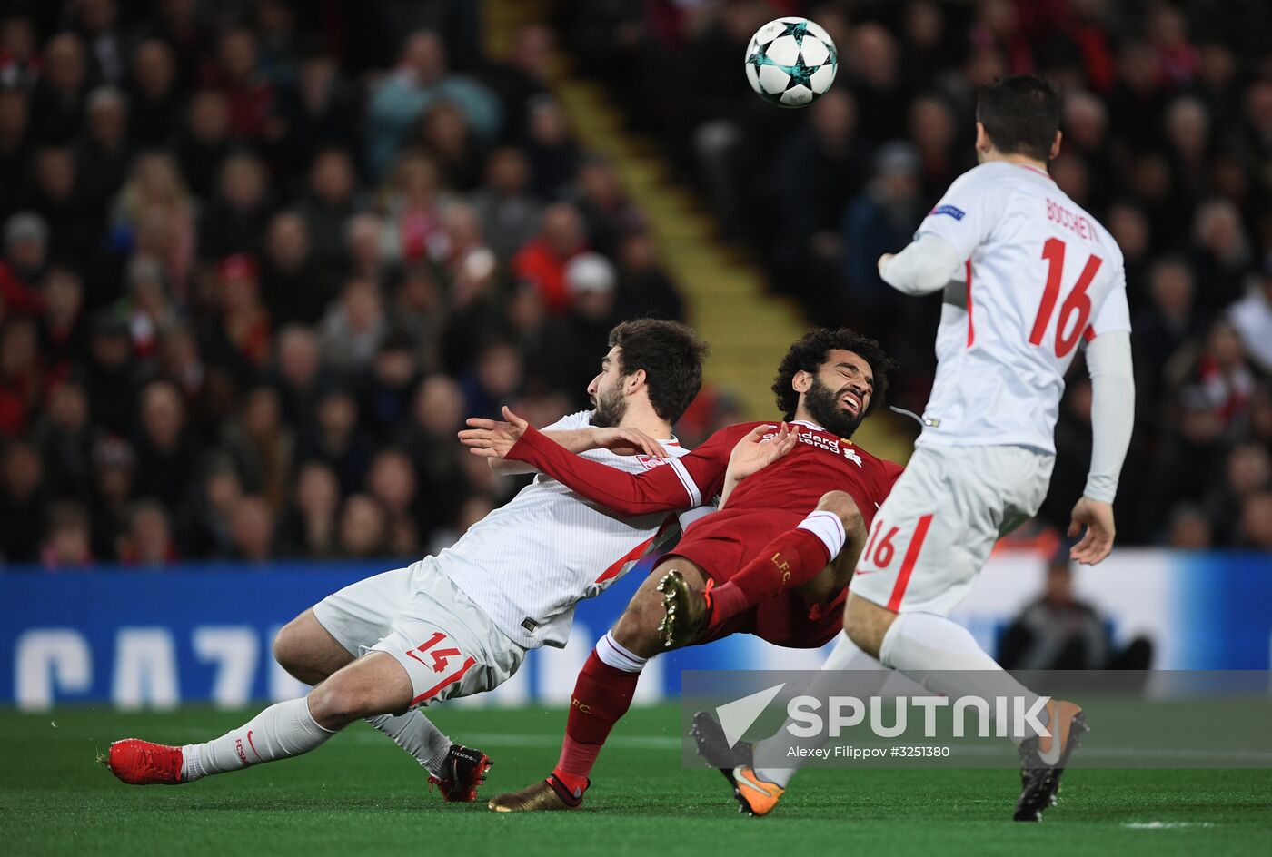 UEFA Champions League. Liverpool vs. Spartak