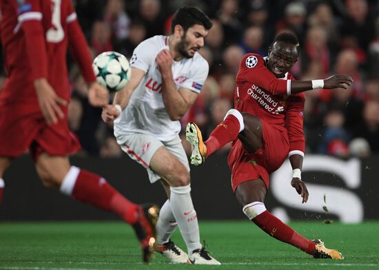 UEFA Champions League. Liverpool vs. Spartak