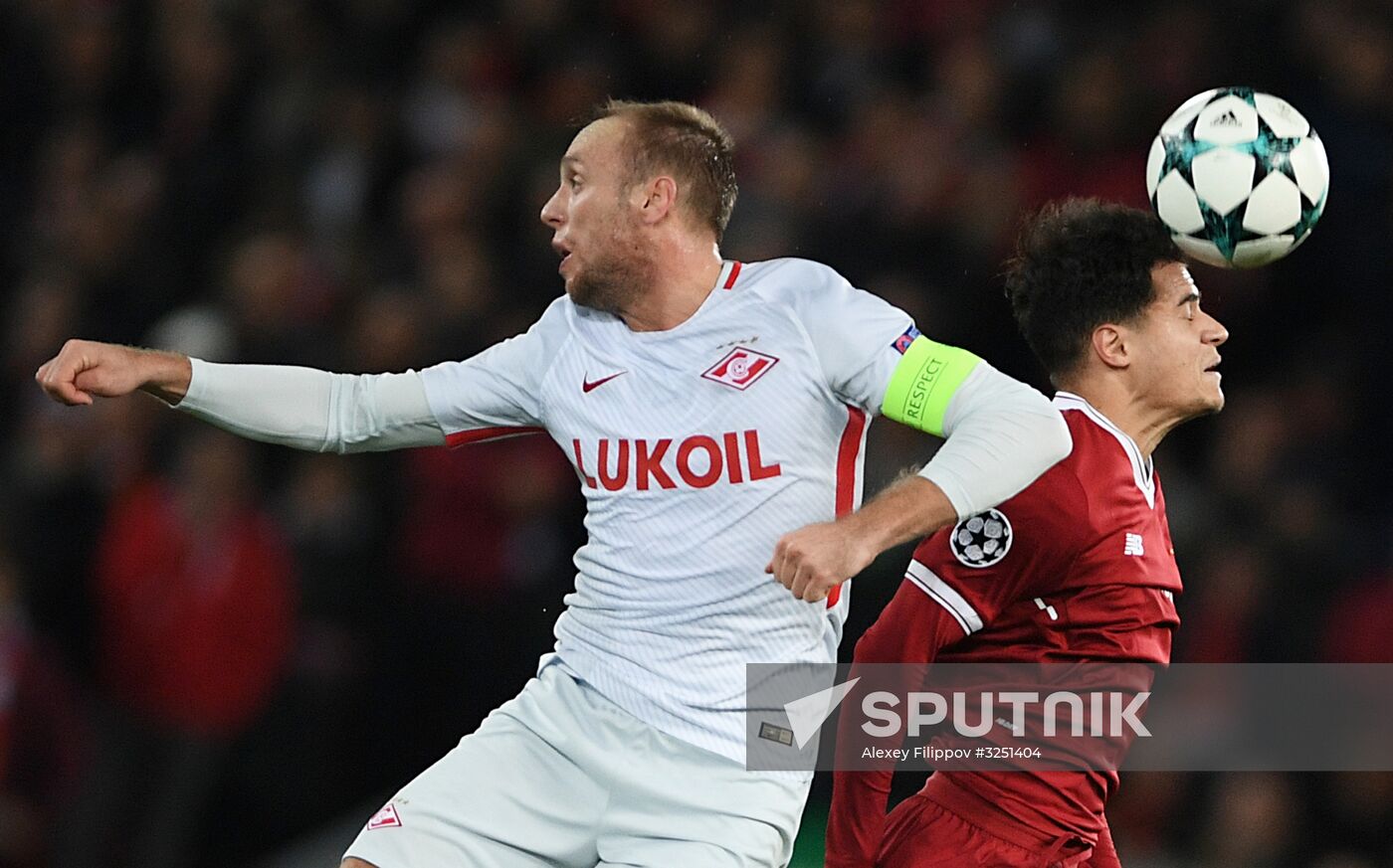 Football. UEFA Champions League. Liverpool vs. Spartak