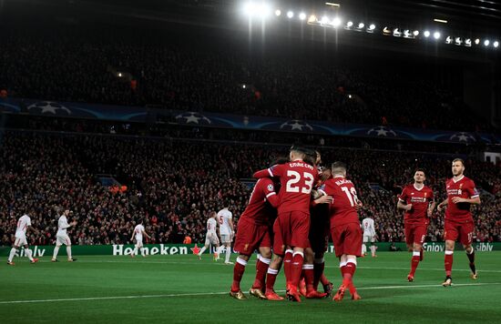 Football. UEFA Champions League. Liverpool vs. Spartak