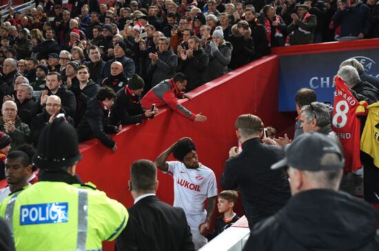 Football. UEFA Champions League. Liverpool vs. Spartak