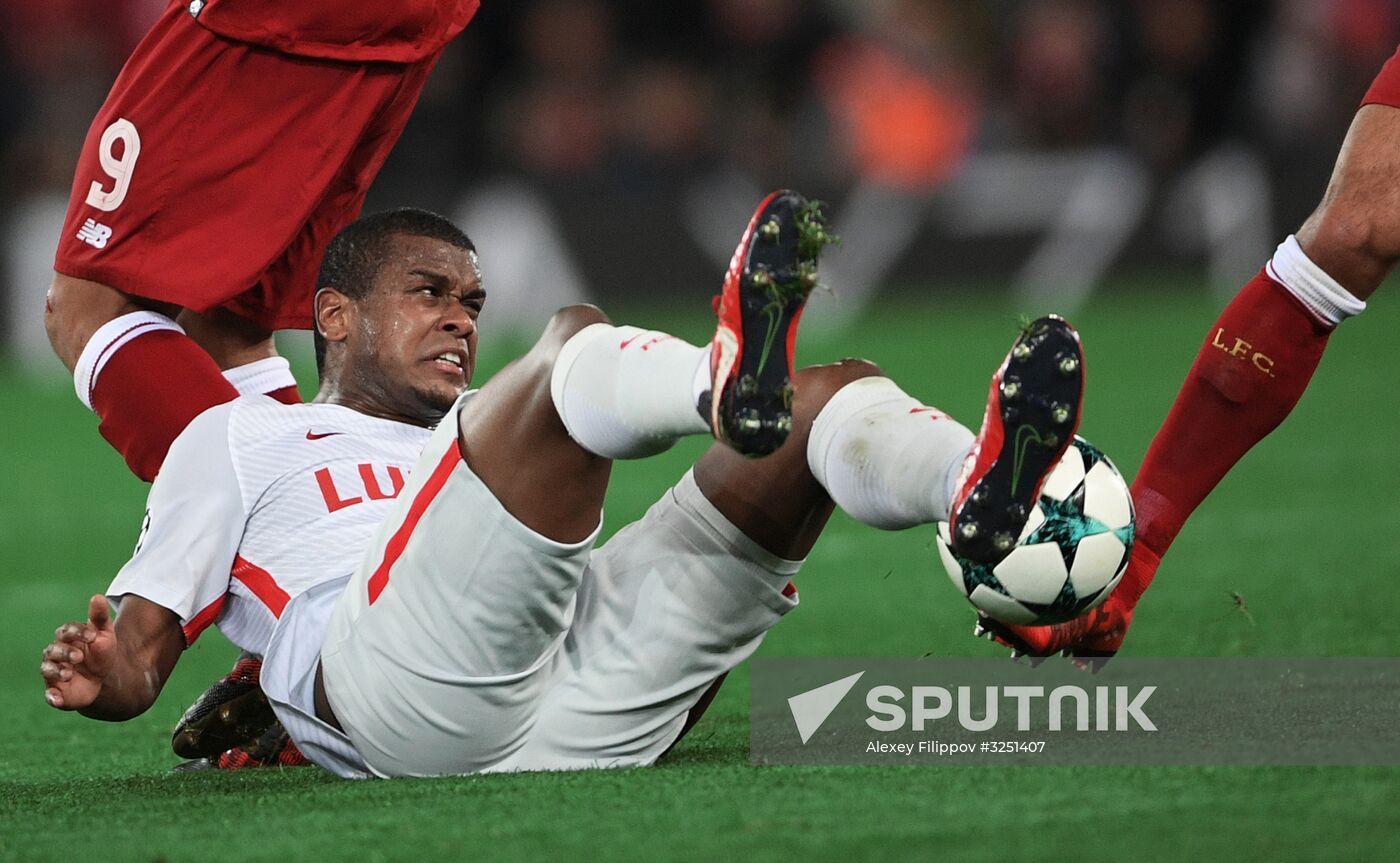 Football. UEFA Champions League. Liverpool vs. Spartak