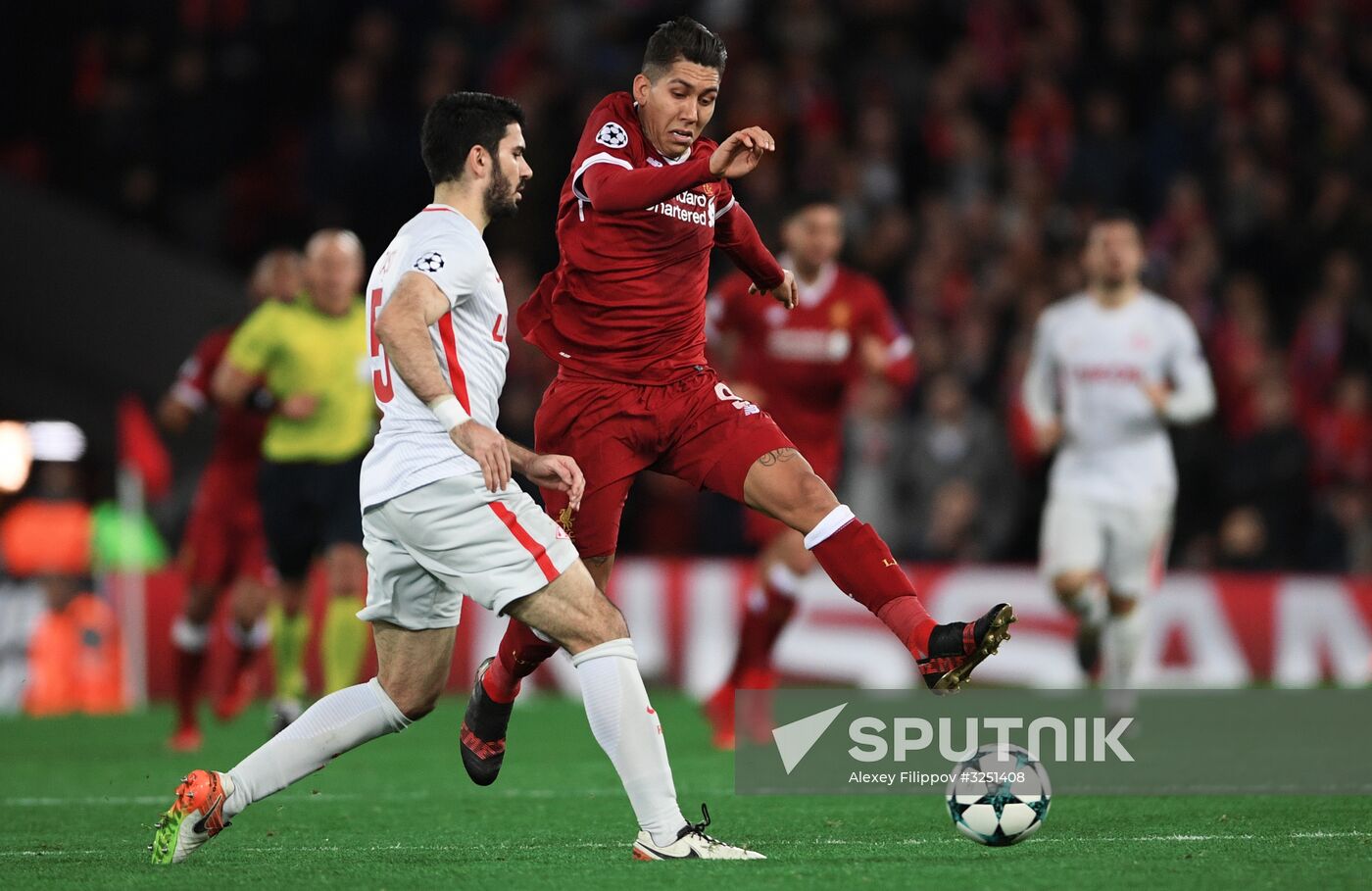 Football. UEFA Champions League. Liverpool vs. Spartak