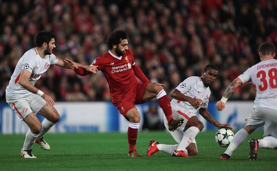 Football. UEFA Champions League. Liverpool vs. Spartak