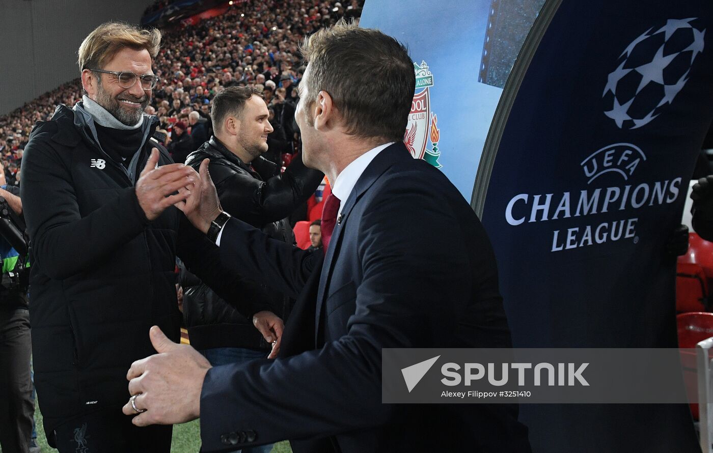 Football. UEFA Champions League. Liverpool vs. Spartak