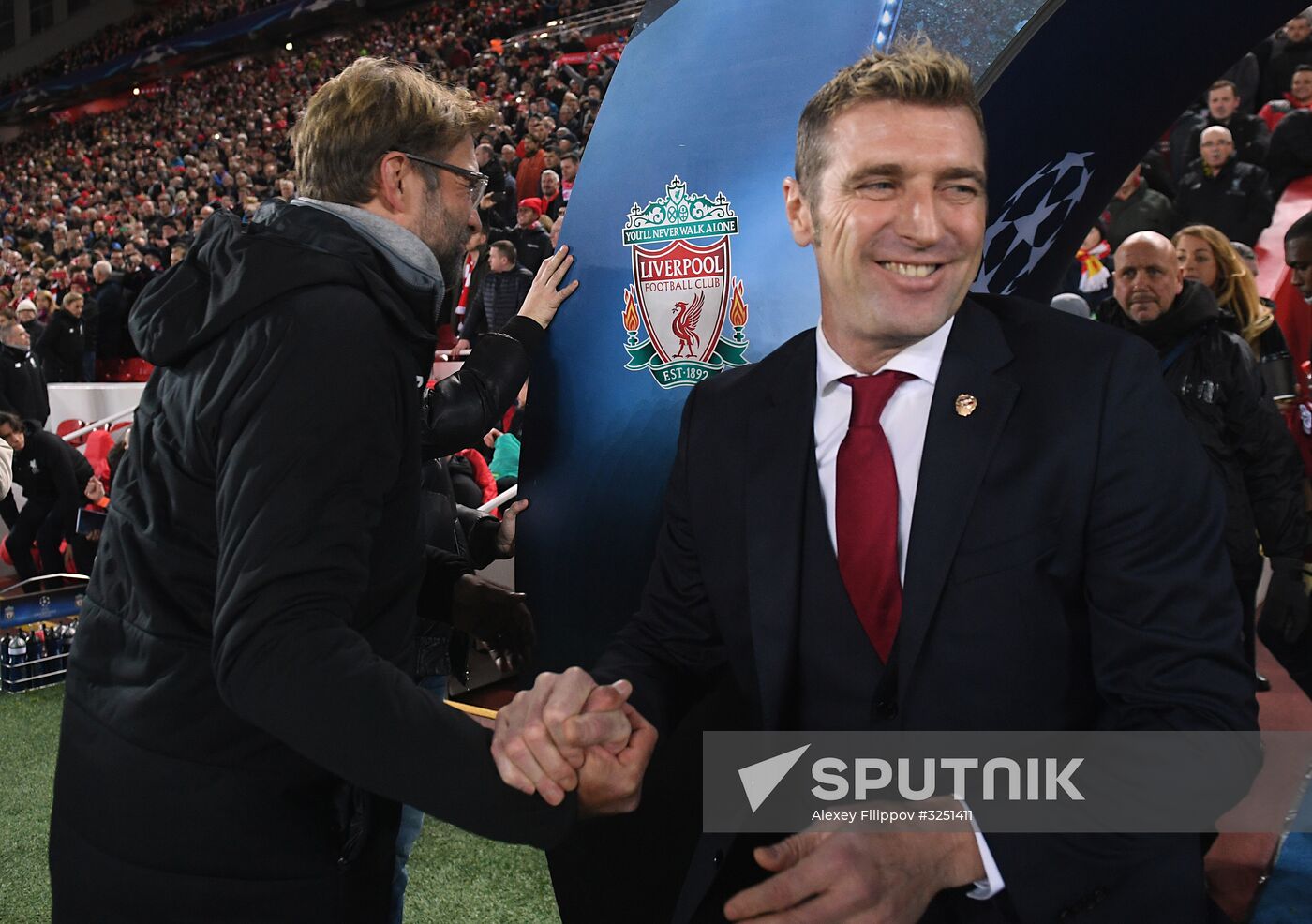 Football. UEFA Champions League. Liverpool vs. Spartak